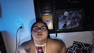 I sat on my private tutor's dick to pass the test.