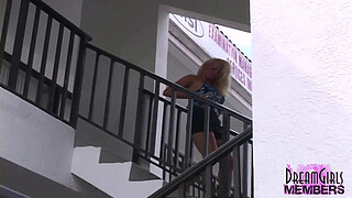 Unbelievable Blonde Bares All In Risky Tampa Flashing Adventure