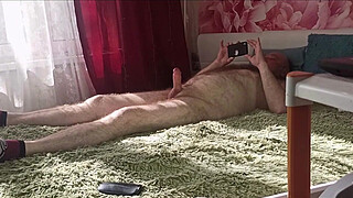 Naughty mature dick dancing while waiting for a beautiful cowgirl MILF .!. ))