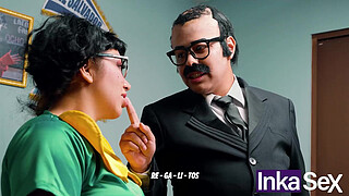 INKA SEX - The Witch of 69 is fucked by Don Mamón in secret from the neighborhood.