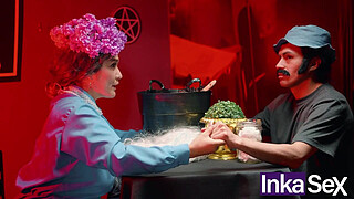 INKA SEX - The Witch of 69 is fucked by Don Mamón in secret from the neighborhood.