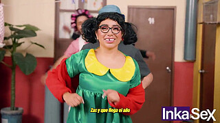 INKA SEX - The Witch of 69 is fucked by Don Mamón in secret from the neighborhood.