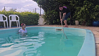 I gave some to my husband's friends in the kitchen while he was cleaning the pool.