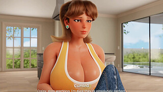 Mansion Days [ TABOO Hentai Game ] Ep.3 STEP MOM offered a TITTY FUCK to release my HUGE ERECTION !