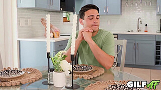 GilfAf- Blonde GILF Dawn Layla's Bedroom Bang & Thick Cum Swallow