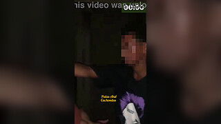 Street threesome with a skinny young girl fucking in a construction site, she tells him you don't know how to fuck in the ass