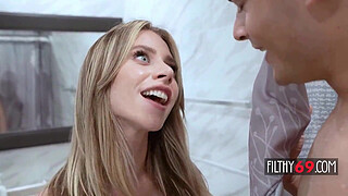 Blonde stepmom ask stepson to get her pregnant