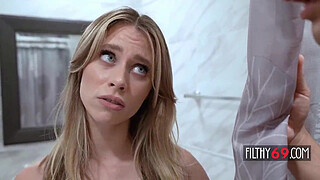 Blonde stepmom ask stepson to get her pregnant