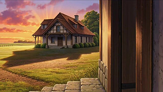 Fresh Bread, Fresh Heat – Ghibli Farm Wife (Created by AI)