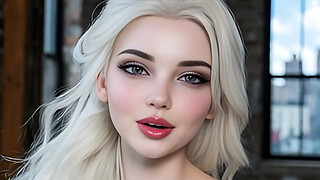 Stunning Blonde Elsa - AI Generated