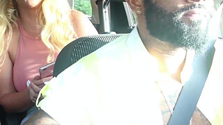 Bouncy Ass Blonde Nina Kayy Takes A Ride On Shaun Dam BBC!