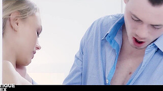 Amazing blonde girl Nancy A fucking her husband