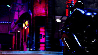 Hot Blonde Gets Gang Banged in Club