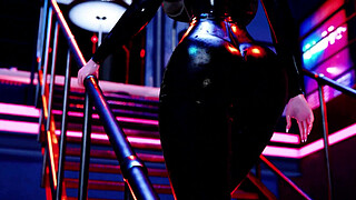 Hot Blonde Gets Gang Banged in Club