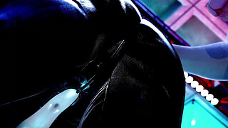 Hot Blonde Gets Gang Banged in Club