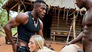 WOW (( " The most sought after! " )) BLONDE WITH TWO AFRICAN BBCs INTERRACIAL PART 1 FULL VIDEO BBC FUCK ANAL BIG PUSSY BIG DICK 3D AMAZING [AI Generated]