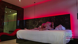 Victoria Silk, a MILF, comes from the USA with her husband to have sex with Juangorilla 1