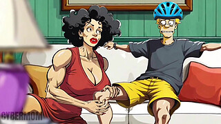 American Milf 2: All Married Sluts Dream Of A Big Black Cock. Cartoon