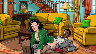 American Milf 2: All Married Sluts Dream Of A Big Black Cock. Cartoon