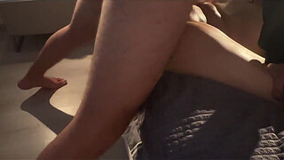 Stepdad's bedtime massage ended in passionate sex with his stepdaughter