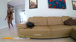 Big Tits 18yo Black Bikini Model Stripped & Railed In Amateur Photoshoot