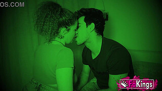 Milf redhead bangs a stud in the dark. Lidia Crespo blind dates on FAKings