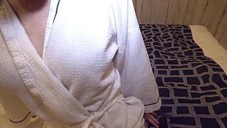 Part 1: "Just once..." Aimi (33), a busty wife, gets permission from her husband to get pregnant.