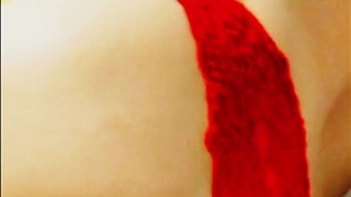 I fuck a milf doggy style with a dildo in her ass, pawg