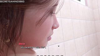 Stepmom Helps Out Horny Stepson in the Shower, Hot MILF Fucking - HeartProblems 40 By Xenorav - 3D Hentai Porn Game