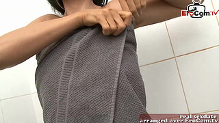 A hairy brunette MILF gets fucked anally and vaginally by the BBC.