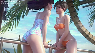 3D Big Tits Overwatch Genshin Impact | NSFW | Hentai | Porn | 18 Lesbian Yuri Hentai BDSM Porn Animation Anime