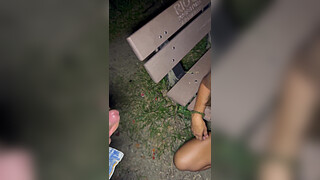 Hotwife who loves dogging returned to Pasmado: she got down on her knees and ended up with two cumshots in her pussy and one in her mouth.