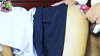 Real Amateur College Couple at Home