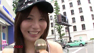 Group Sex where Karen Natsuharo seduces passionately Blowjob both men until they fuck MILF