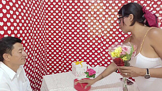 I celebrate Valentine's Day by fucking the big-assed waitress