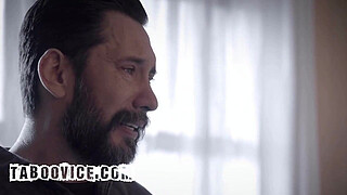 Widowed Stepdad Fucks His Stepson's Redhead Girlfriend