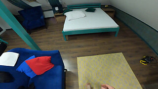 Beautiful girl with sexy ass getting her body balm massage