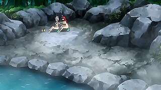 Hentai teen fucks redhead on the beach