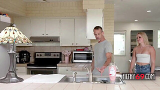 Stepdaughter not doing her chores got great sex with stepdad - Kelsey Kane