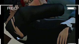 sexy redhead with glasses otaku sex