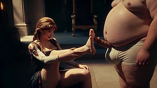 Fiery Braided Redhead Princess Broken – Innocent Winter Royal Turns Into Cum-Guzzling Cowgirl Slut