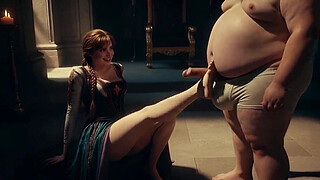 Fiery Braided Redhead Princess Broken – Innocent Winter Royal Turns Into Cum-Guzzling Cowgirl Slut