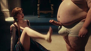 Fiery Braided Redhead Princess Broken – Innocent Winter Royal Turns Into Cum-Guzzling Cowgirl Slut