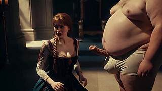 Fiery Braided Redhead Princess Broken – Innocent Winter Royal Turns Into Cum-Guzzling Cowgirl Slut