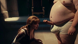 Fiery Braided Redhead Princess Broken – Innocent Winter Royal Turns Into Cum-Guzzling Cowgirl Slut