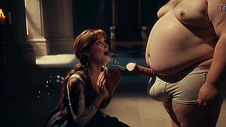 Fiery Braided Redhead Princess Broken – Innocent Winter Royal Turns Into Cum-Guzzling Cowgirl Slut