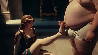 Fiery Braided Redhead Princess Broken – Innocent Winter Royal Turns Into Cum-Guzzling Cowgirl Slut