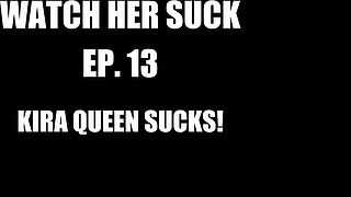 Kira Queen Swallows Xander Corvus' Cum After Sucking His Cock!