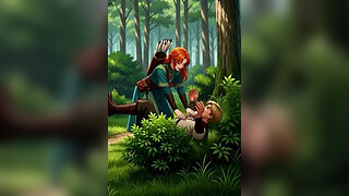 ErosQuest - Enora the Archer - Redhead Anime AI Masturbation, Vaginal, Anal, Fellatio & Facial