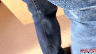 I cum in the rubber bloomer SecretGakuen